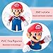 Mario Figures 6 Pack Mario Bros Toys Set Eco-Friendly PVC Mario Action Figures Gift for Kids Ages 3+, Movie Fans, Collector (4-6 Inch)