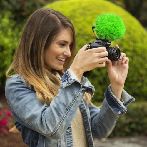 Rode Videomic Me-L Microphone iOS pour éliminer le bruit du vent avec WS9 verte