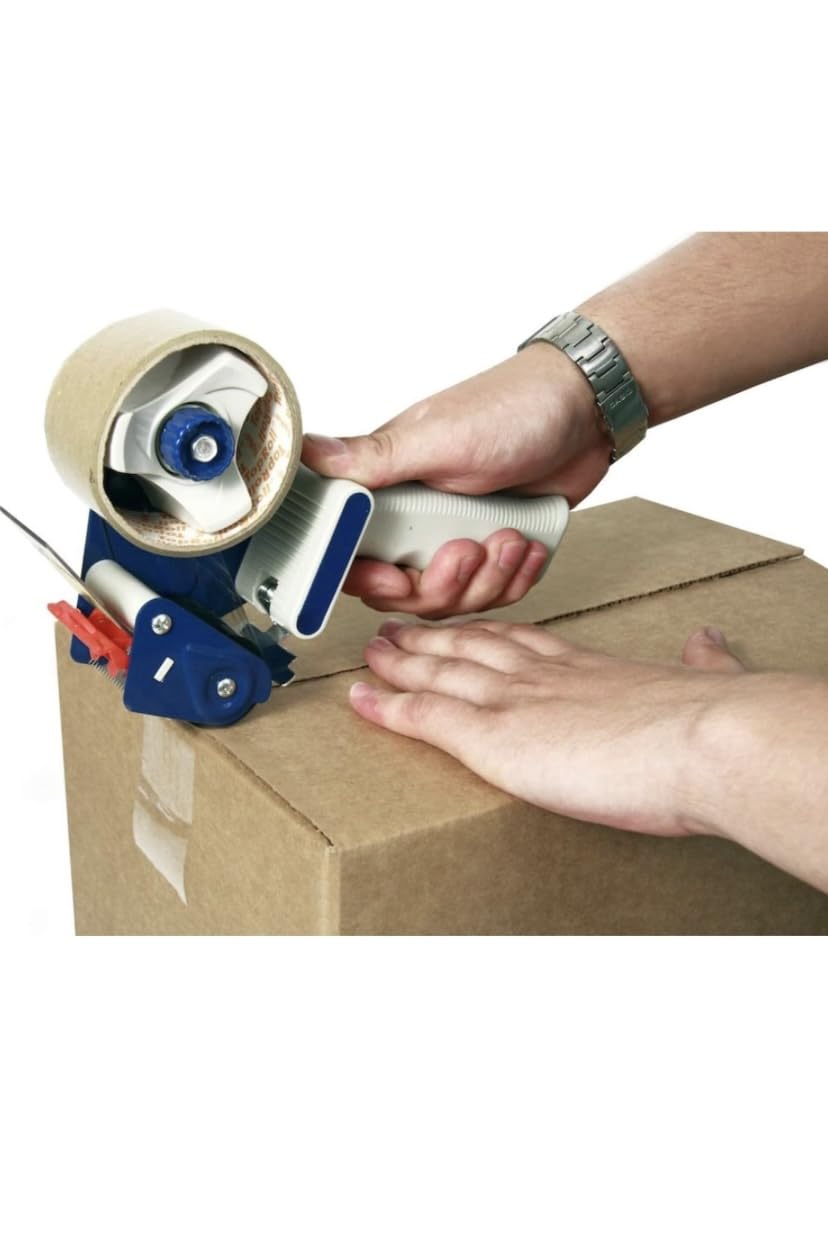 MHK Ikon 75mm/3 Inch Metal Tape Dispenser for Cartoon Packing with Transparent Tape 3 inch