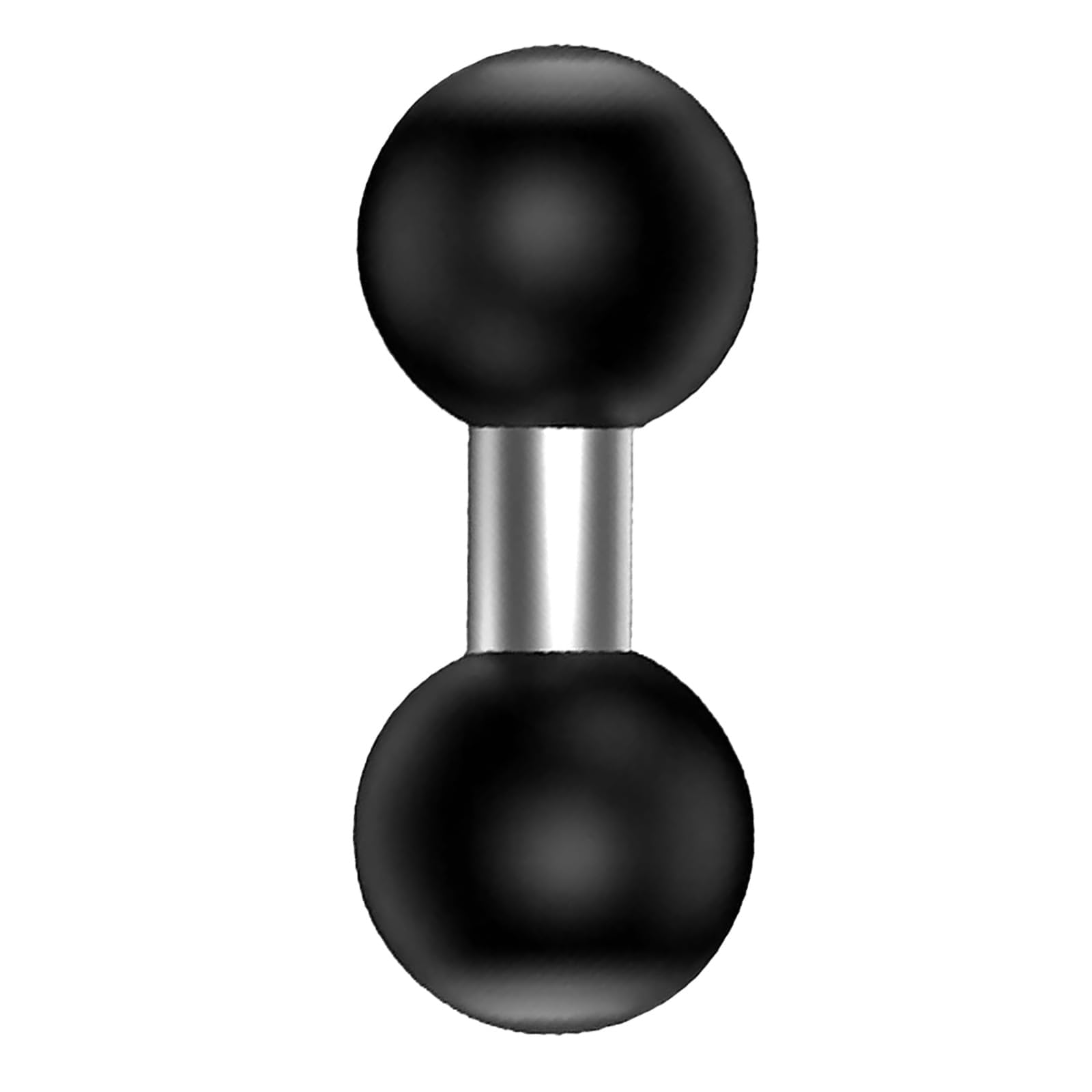 Photo 1 of 1 inch Ball Mount Base Adapter to 1" Ball Extension Arm Compatible with RAM Mount B Size Standard Dualball Socket Arms for Bike/Motorcycle/Camera/GPS (Black1)