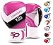 Starpro T20 Guantes de Boxeo de Cuero de PU para Entrenamiento y Sparring en Muay Thai Kickboxing Fitness - Hombres y Mujeres - Múltiples Colores - 8oz 10 oz 12 oz 14 oz 16 oz
