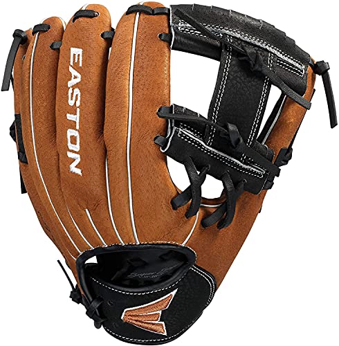 Easton | PROFESSIONAL YOUTH Baseball Glove | 10" | RHT | Carmel/Black | I Web | PY10BR - image 3
