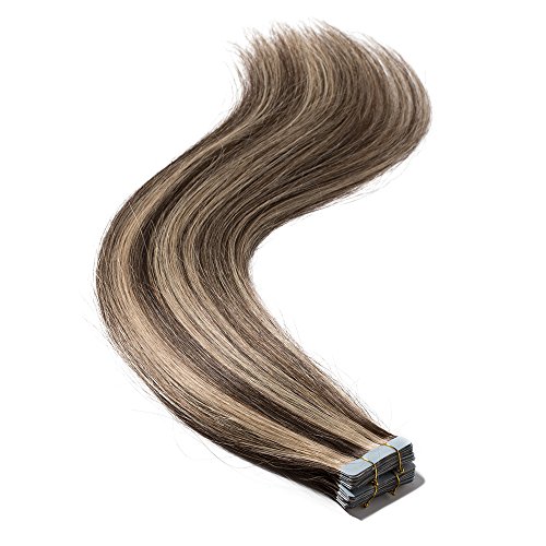 Tape in Real Human hair Extension 50g 24" #4P27
