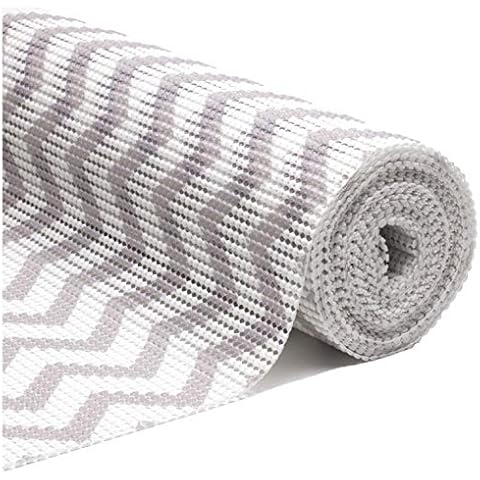 Simple Being Kitchen Shelf Liner for Drawers, Shelves, Storage, Non Adhesive Roll (Stripe Pattern 17.5x20) Cover