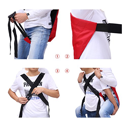 Patient Lift Sling Stair Lifts For Seniors Handicap Belts Slide Board For Wheelchair Bed Transfer Disabled Children Piggyback Transfer Sling Evacuation Equipment Chair Medical Patient Carry Straps #TOP4