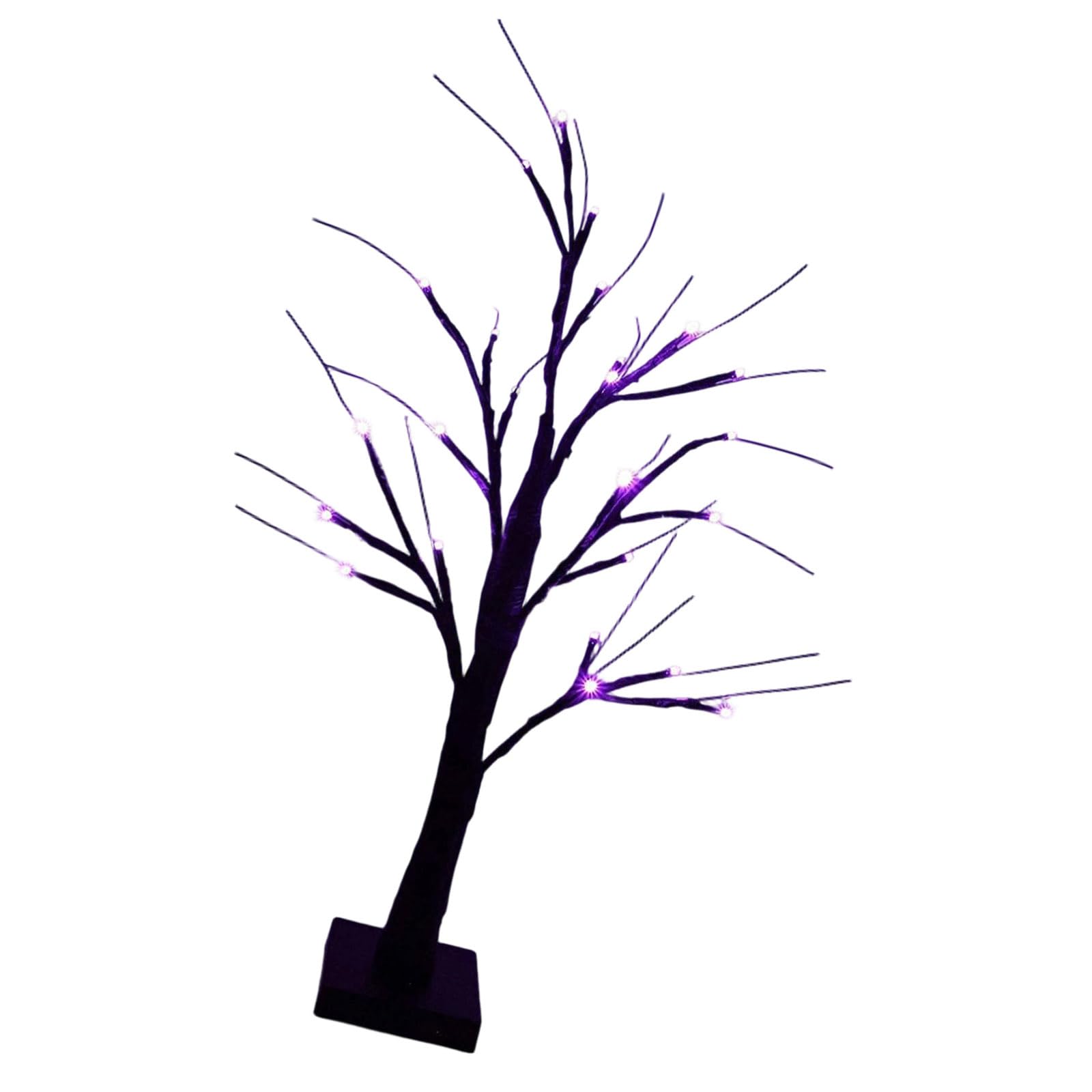 APGLSXY Illuminated Plastomer LED Halloween Tree Decoration Battery USB Operated Holiday Party Decoration for Indoor and Outdoor Use Easy Assembly Deck