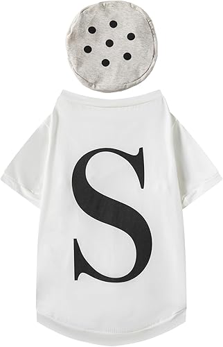 Miniatura 2 de Disfraz de sal y pimienta para perro, disfraz de Halloween para perro, cosplay, sal y pimienta (blanco, XL)