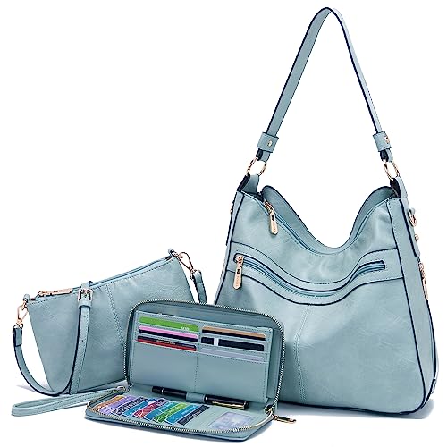 Image of Women Large Crossbody Bags Ladies Satchel Shoulder Handbags Purse and Wallet Set for Women Totes Hobo Purses