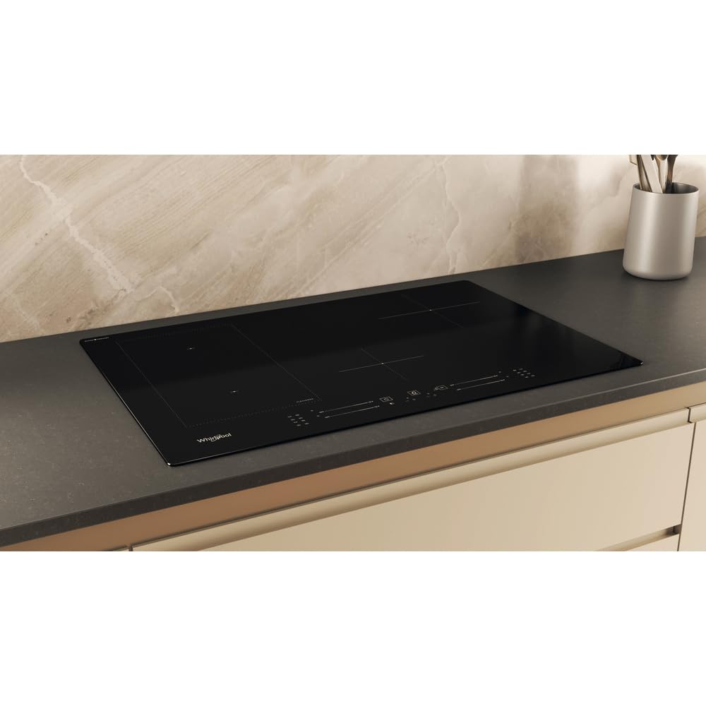 Piano cottura induzione 4 Fuochi Larghezza 77 cm vetroceramica tecnologia FlexiCook colore Ner