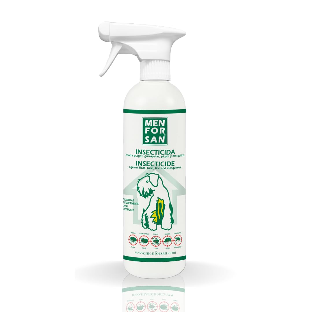 MENFORSAN Insecticida para el entorno de Perros | No Mancha | Aroma cítrico | 750 ml