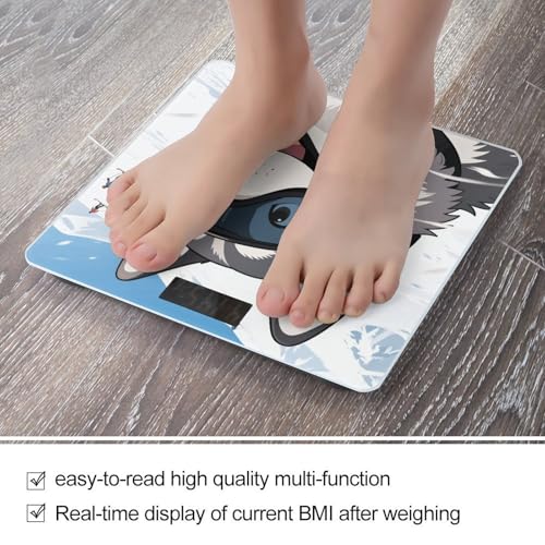 Báscula de Baño Digital con Vidrio Templado y Pantalla LCD miniatura 5