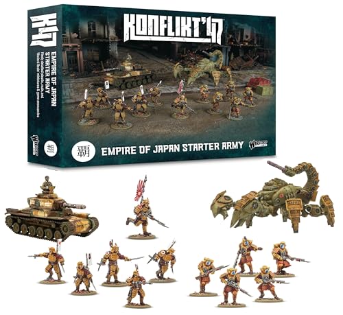 Figurines Konflikt 47 du Japon Warlord Games miniatures 28mm haut détail