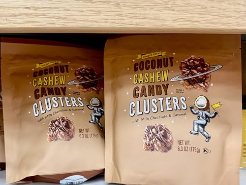 Trader Joe's Coconut Cashew Candy Clusters with Milk Chocolate & Caramel, 6.3 oz