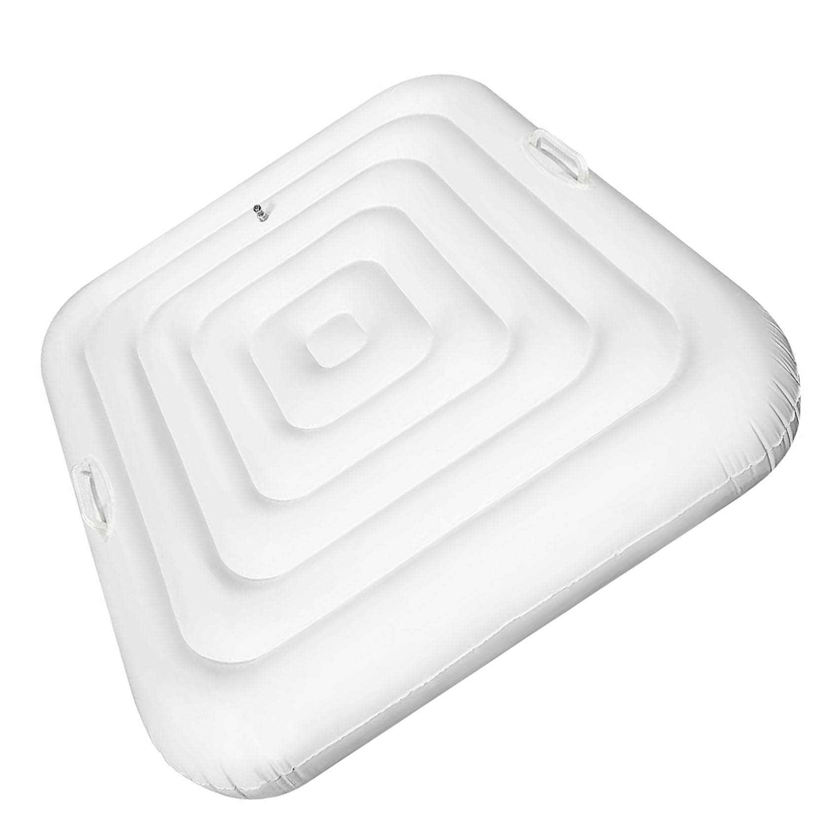 Photo 1 of Adozsb Inflatable Hot Tub Cover Energy Saving Lid Compatible with SaluSpa Coleman Spa for Outdoor Hot Tub Windproof Rain-Proof Cover Protector for Hot Tubs Durable Energy-Saving (Square-4.2ft-Handle)
