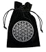 Flower Of Life Luxury Velvet Tarot Card Bag 190 x 130mm
