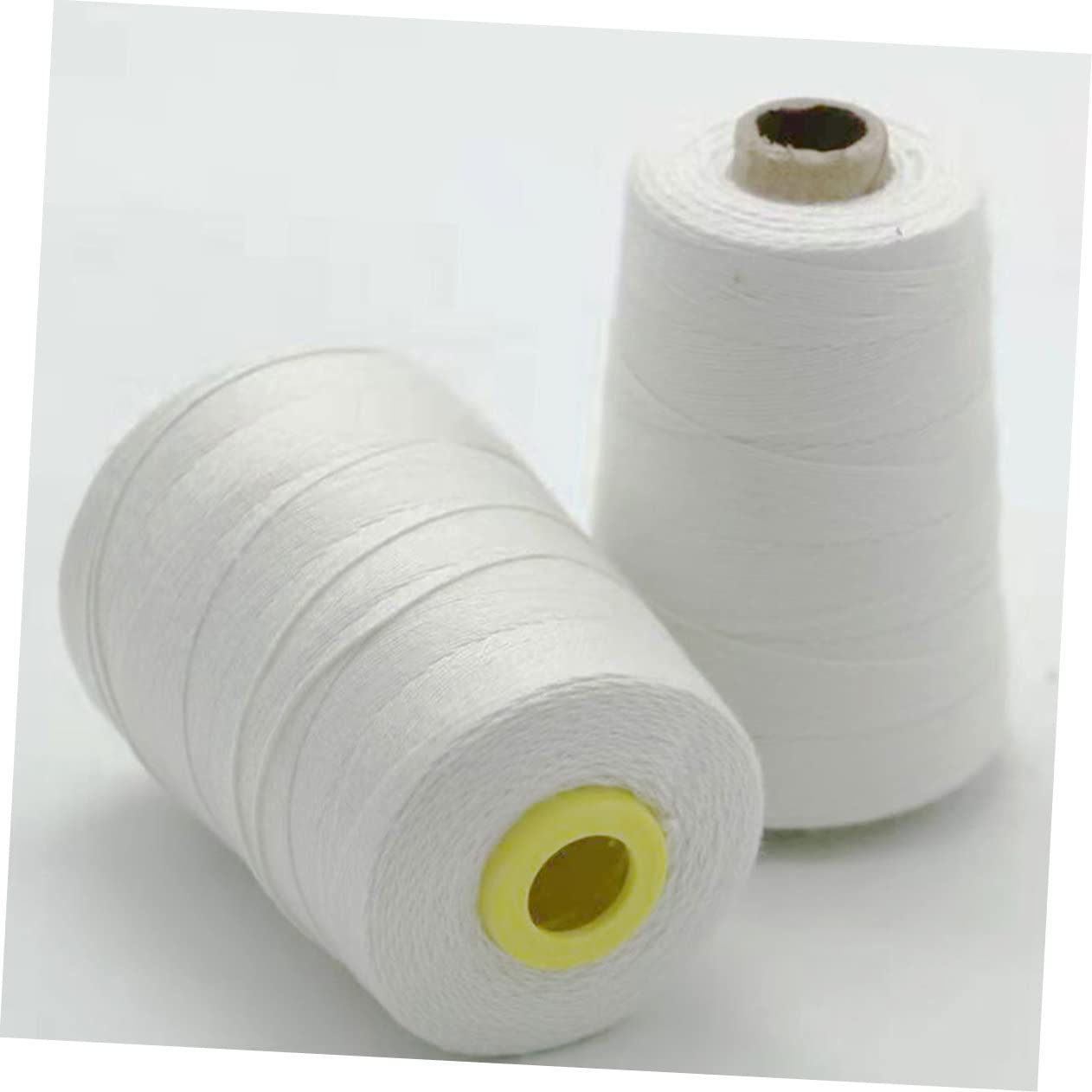 SEWACC 4stücke Polyester Nähgarn Für Nähmaschine Weiß Langlebig Und Für Hand Und Maschinen-nähprojekte Einschließlich Quilten Und Taschenherstellung