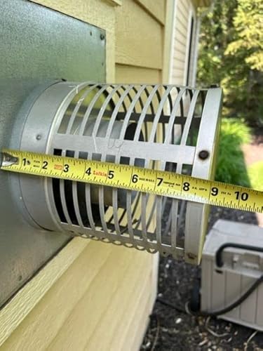 Draft Decor Draft Stopper Direct Vent Fireplace Termination Cap Cover (Round) #TOP3