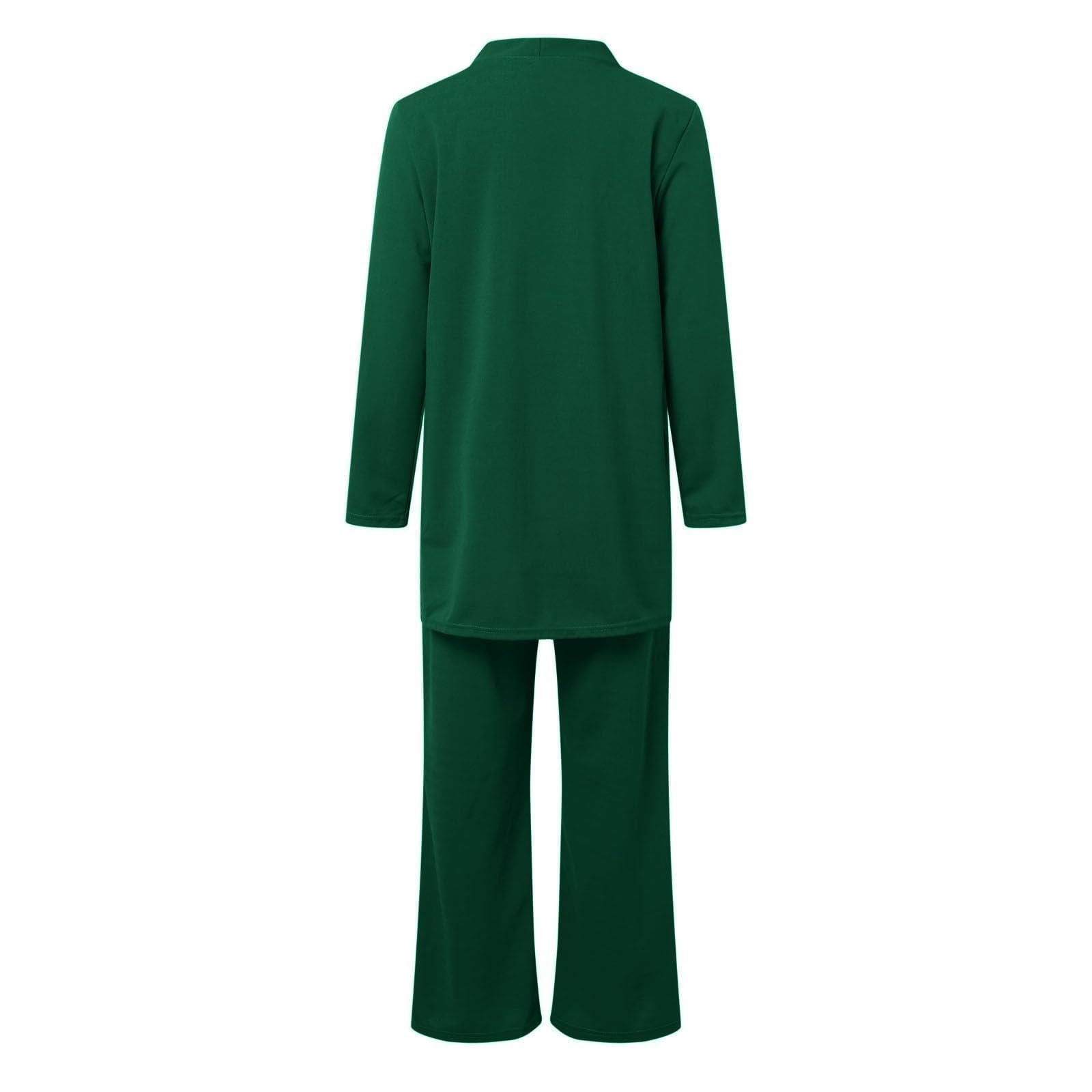 Set lounge da donna per l'autunno – 3 pezzi tuta casual con top a maniche lunghe cardigan e pantaloni tinta unita tuta sportiva elegante loungewear