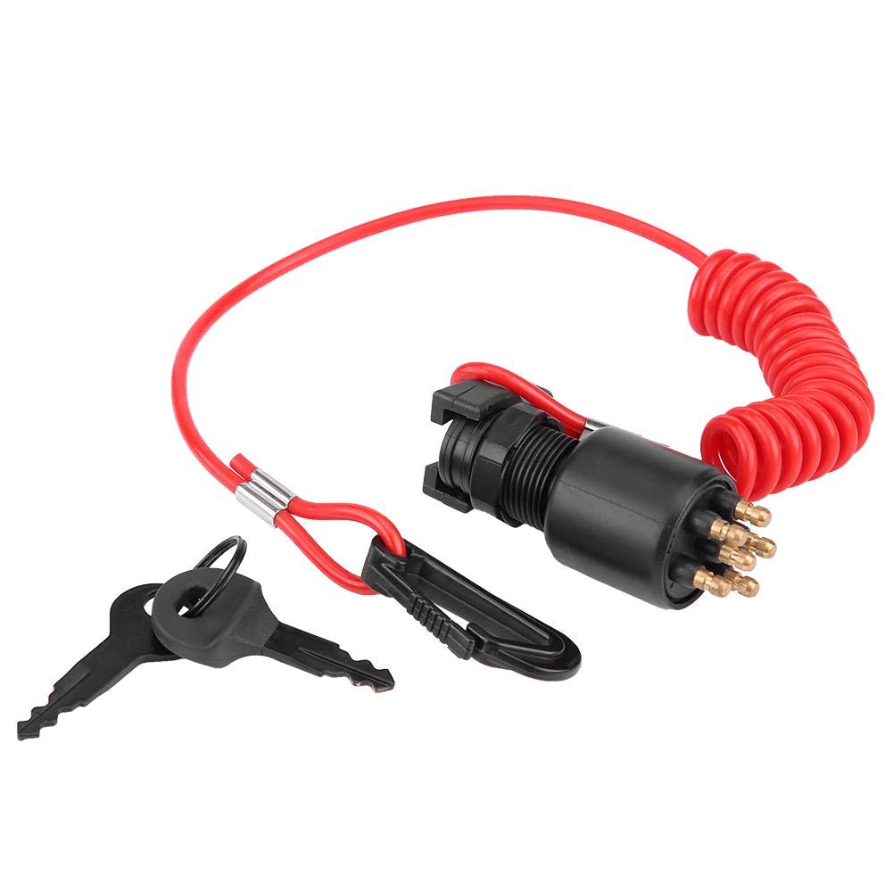 Interrupteur à clé de avec longe de sécurité pour Evinrude Boat OE 5005801 moteur 90 cv contacteur coupe circuit