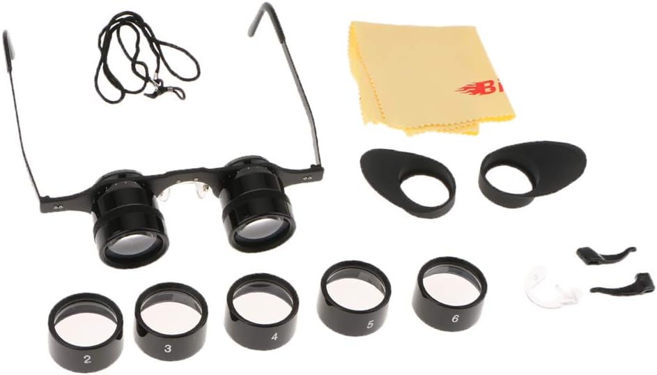 2.5X15X Adjustable Optical Eyeglasses Glasses Ultralight Folding Telescopic