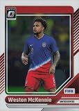 2024-25 DONRUSS OPTIC #12 WESTON MCKENNIE UNITED STATES SOCCER OFFICIAL TRADING CARD OF SOCCER