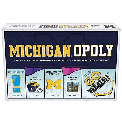 Michigan-Opoly juego de mesa temático Universidad Michigan miniatura 7