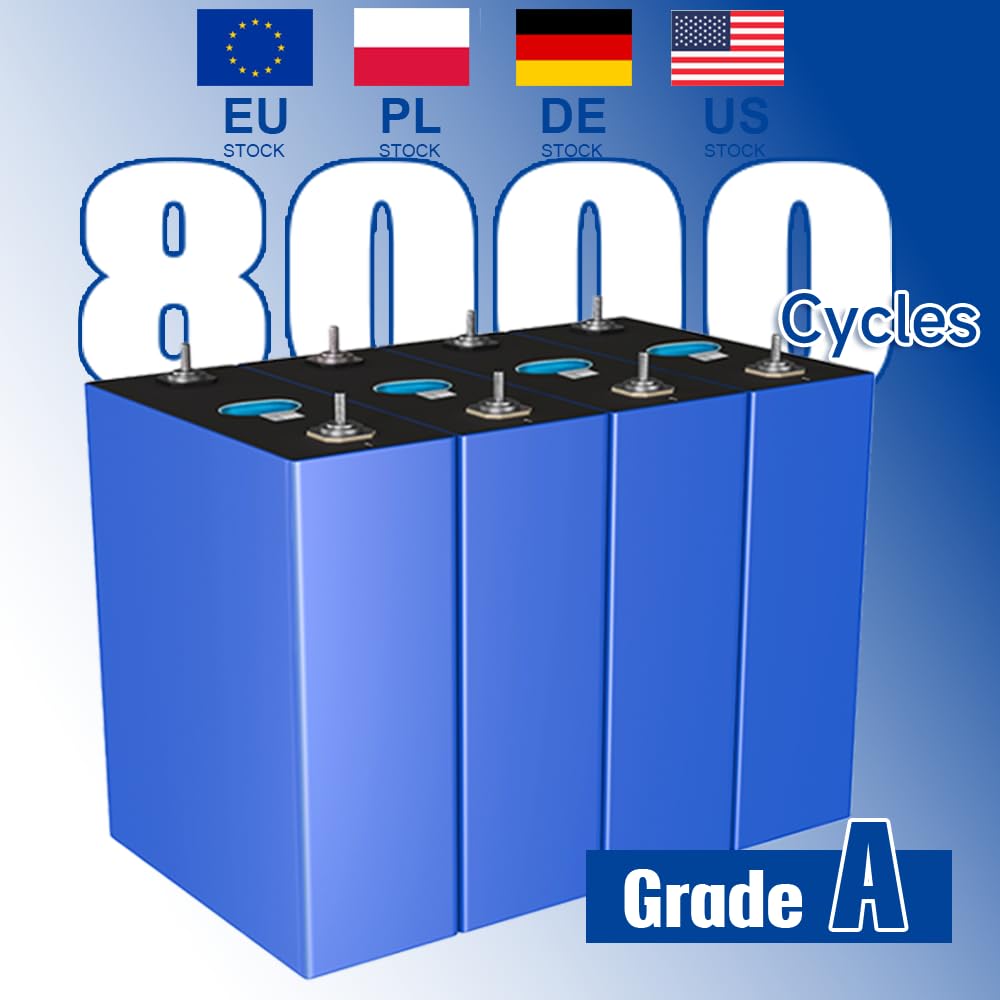 Batería de litio EVE LiFePO4 de 3,2 V, 300 Ah, 300 Ah, 310 Ah, batería de litio de hierro, fosfato, ciclo profundo, fuente de alimentación para autocaravanas, barcos, carritos de golf, motor, SAI,