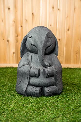 Hi-Line Gift Ltd. Black Zen Elephant Buddha