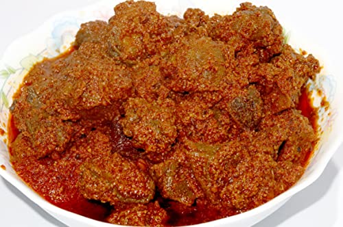 Image of MAHIKA FOODS Andhra Style Homemade Fresh Boneless Mutton Pickle 500 gm, Gosht Ka Achar Authentic Taste of Tradition, Spicy, with No Added Preservatives