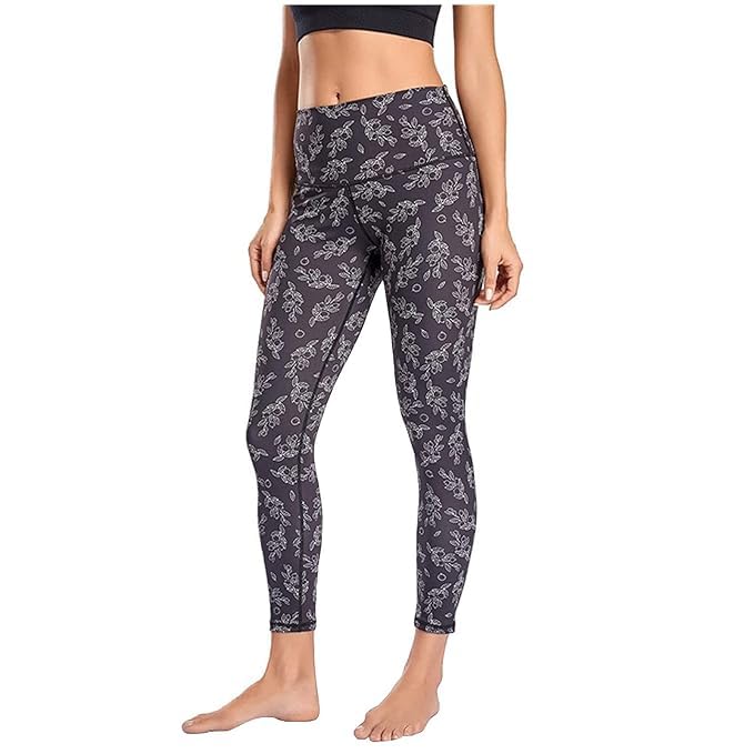 kbnbj Women’s Slim Fit Print Leggings – High Waist, Stretchy Yoga Pants with Vibrant Patterns, Breathable & Comfortable for Workouts or Casual Wear-picture-30