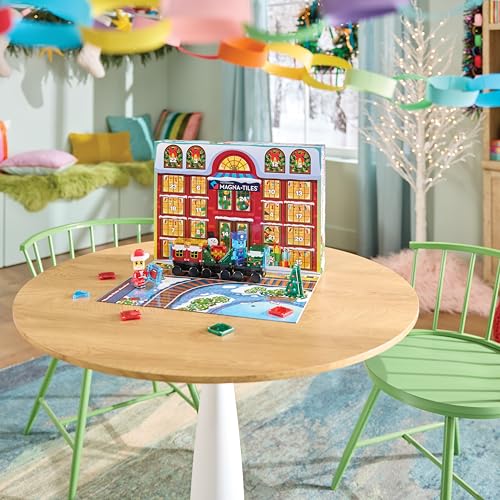 magna-tiles micromags advent calendar 34-piece magnetic construction set the original magnetic building brand