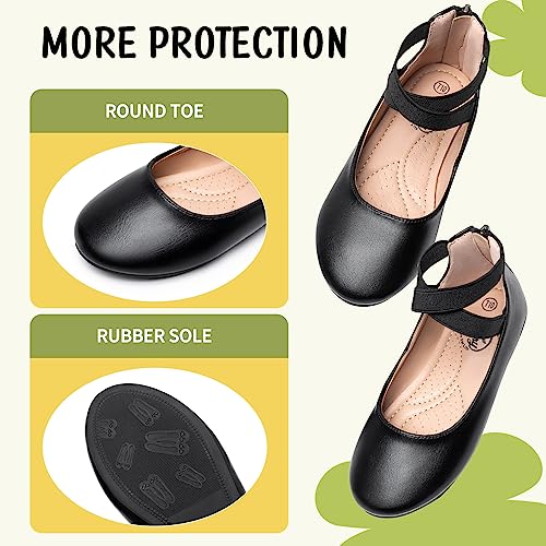Trary Girls Dress Shoes With Crossover Straps Ballet Flats Mary Jane Shoes For Girls #TOP4