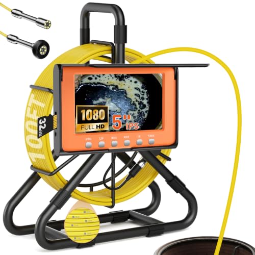 Seenezader 100FT Sewer Camera 5-inch