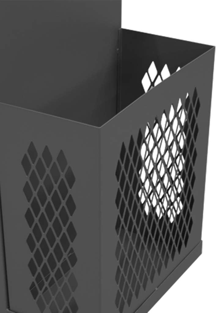 Durham 16 Gauge Welded Steel Mobile Bench Cabinet with 6 Drawers, 2211-DLP-6DR-RM-9B-95, 1 Shelf