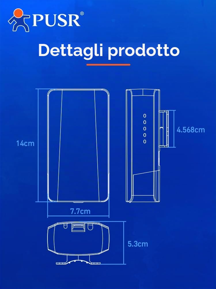 punto a punto/Multipunto Gigabit Wireless Bridge doppia banda 5.8G WiFi Ip64 a 2 KM 300Mbps ad alta velocità 8dBi Antenna ad alto guadagno Ponte senza fili CPE USR-ST508E