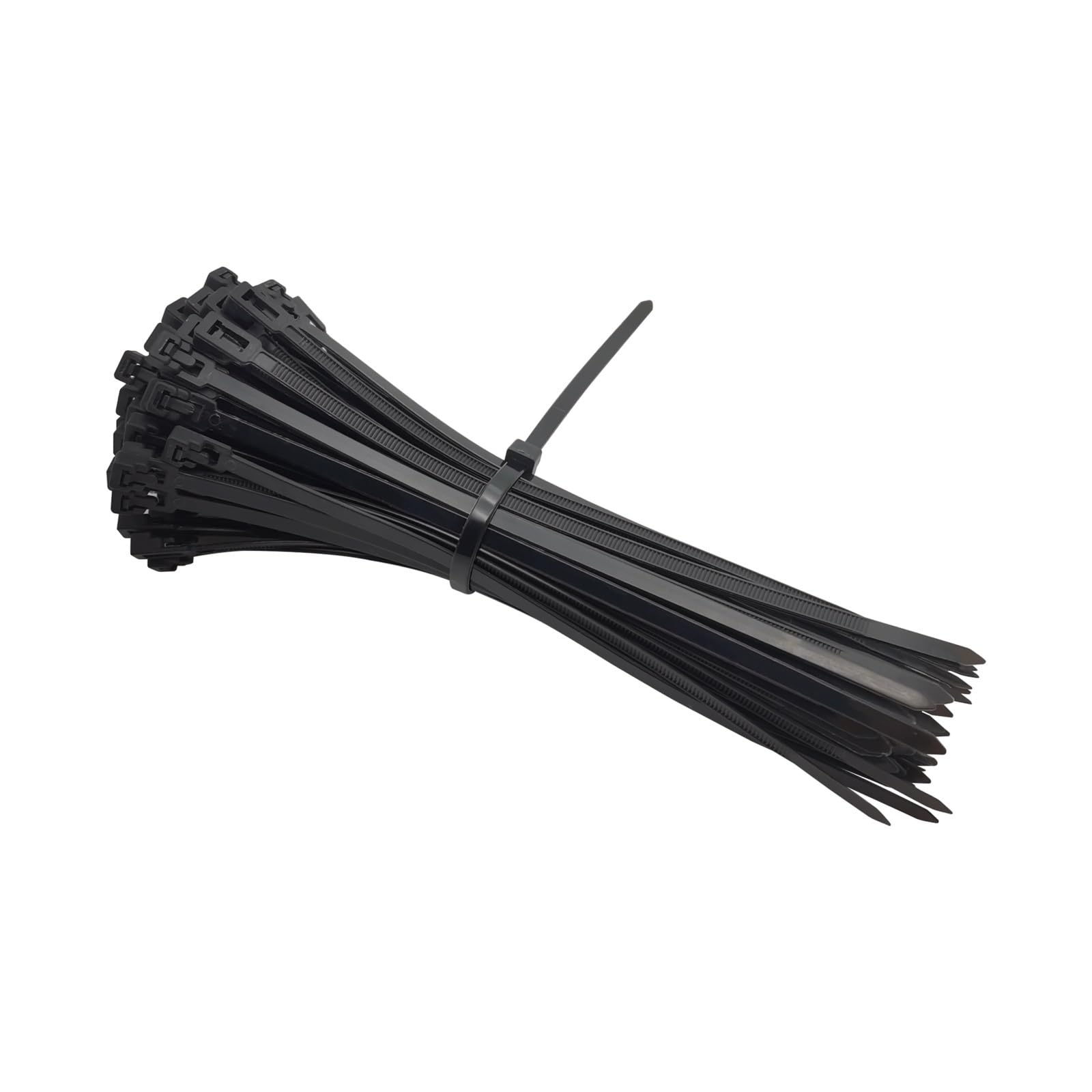 Surtido de bridas para cables,Bridas para cables, 50 bridas liberables de 5 × 200 mm de color.(Red)