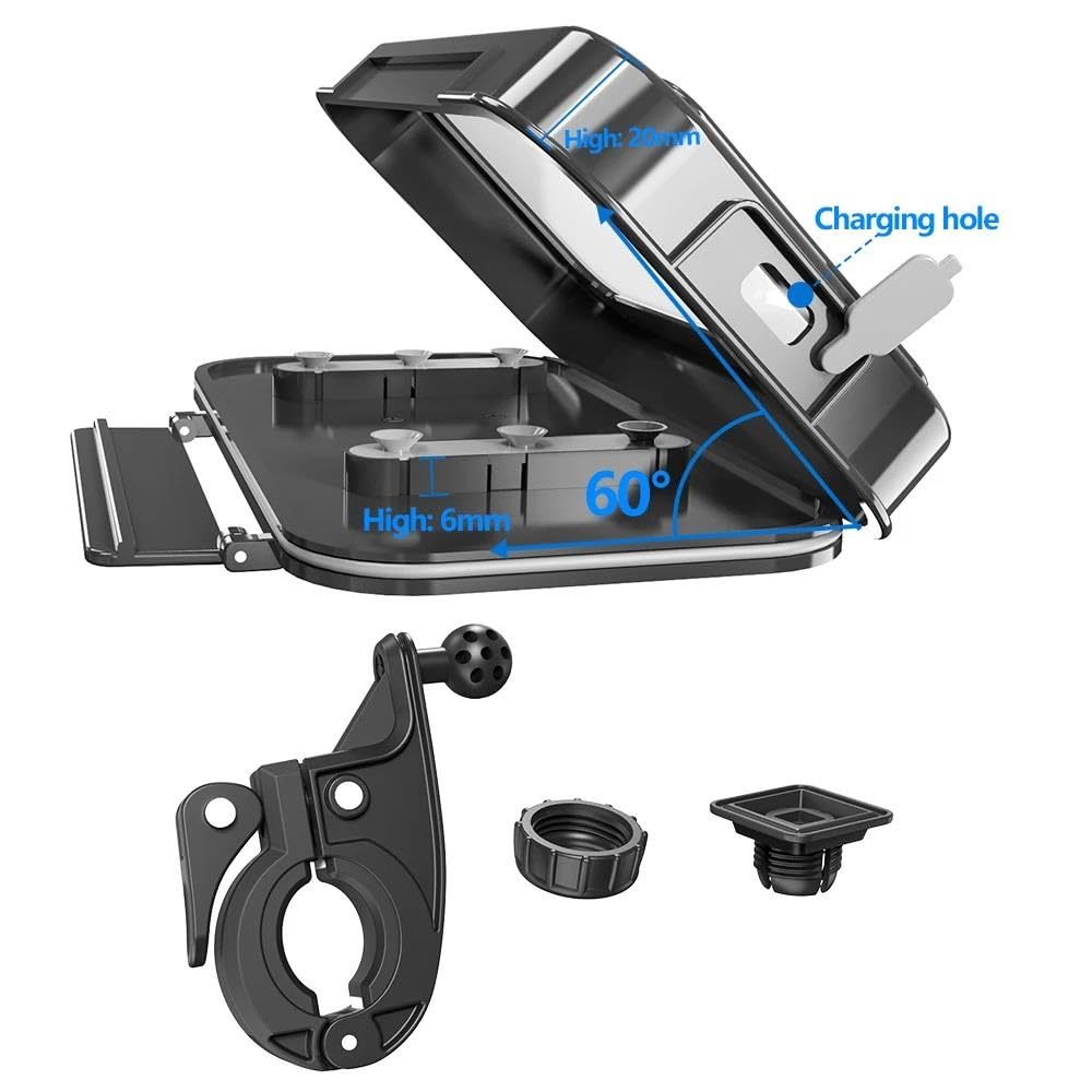 Support Téléphone Moto Vélo Guidon Étanche Étui Mobile GPS Accessoires Cyclisme