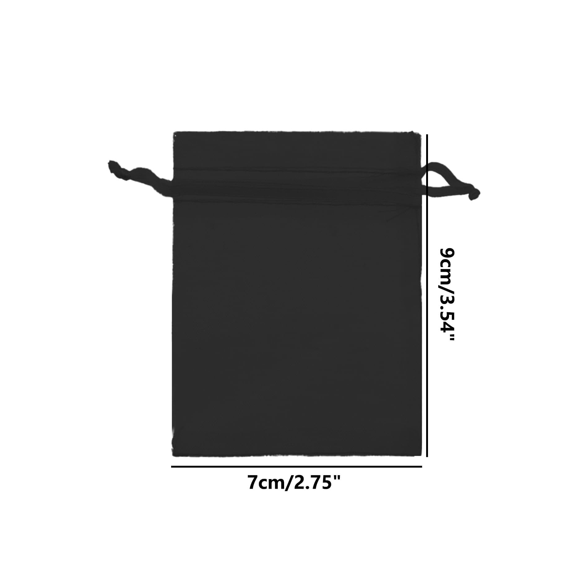 Lot de 100 sacs de protection pour fruits et légumes - 7 x 9 cm - Noir - Durable et martre - Parfait pour une utilisation dans le jardin et le verger