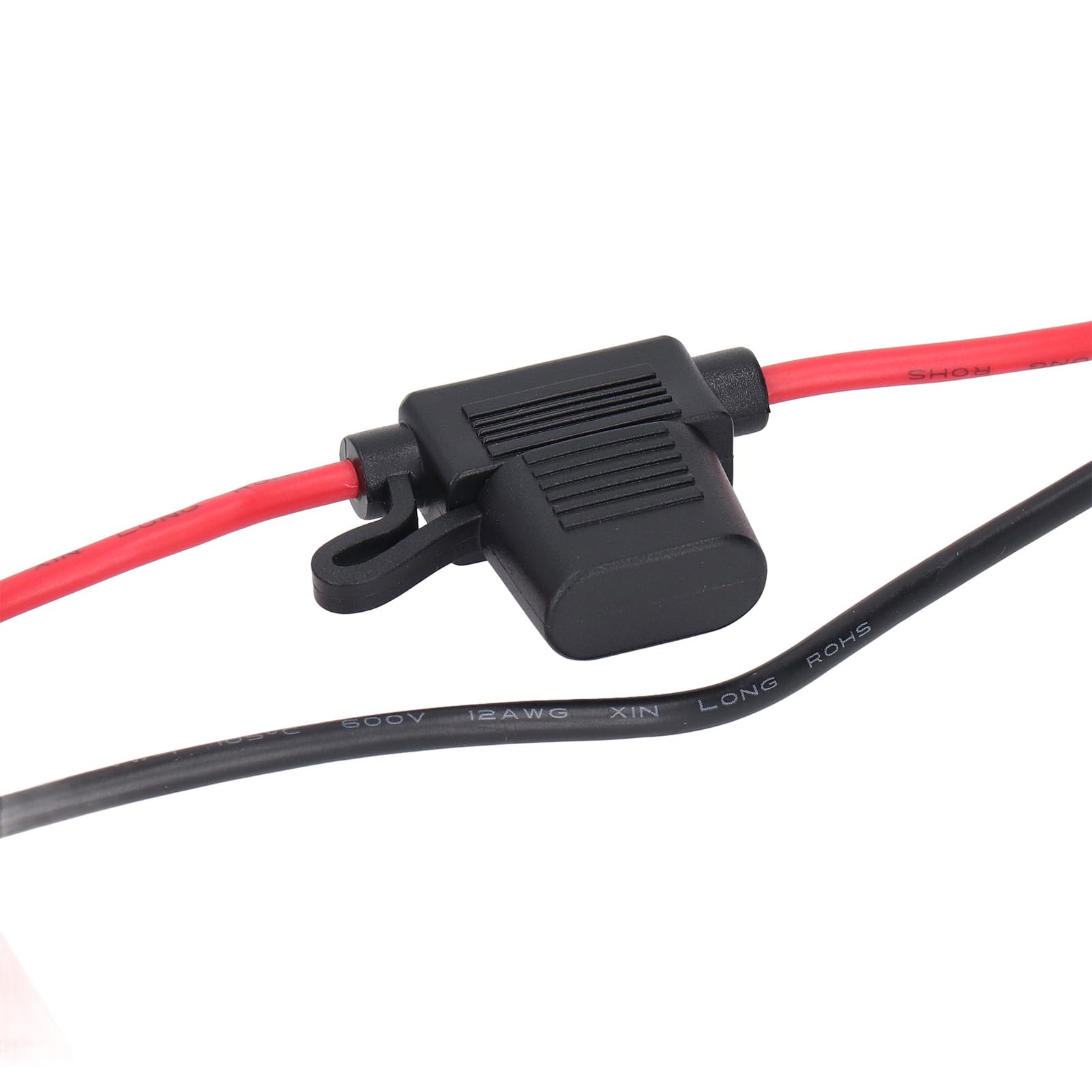 Ejoyous 18V Akumulatorowy Adapter do Zabawek Jeździków Peg Perego Złącze z Okablowaniem 12 AWG i Pojemnikiem na Bezpiecznik dla Projektów RC Robotyki DIY (niebieskie złącze)