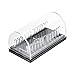 1PCS Acrylic Organizer Holder Box Round/Rectangular Arch Wires Case for Placing Orthodontic Arch Wires (A:Round Cover)