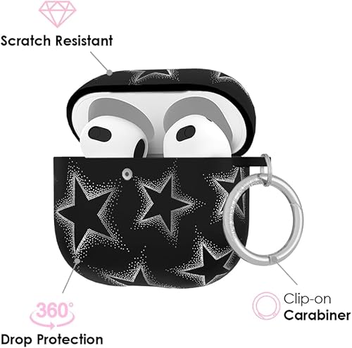 Miniatura 105 de VELVET CAVIAR Funda compatible con AirPods 4 con llavero, bonitas fundas protectoras duras para AirPod de 4ª generación para mujeres, color rosa