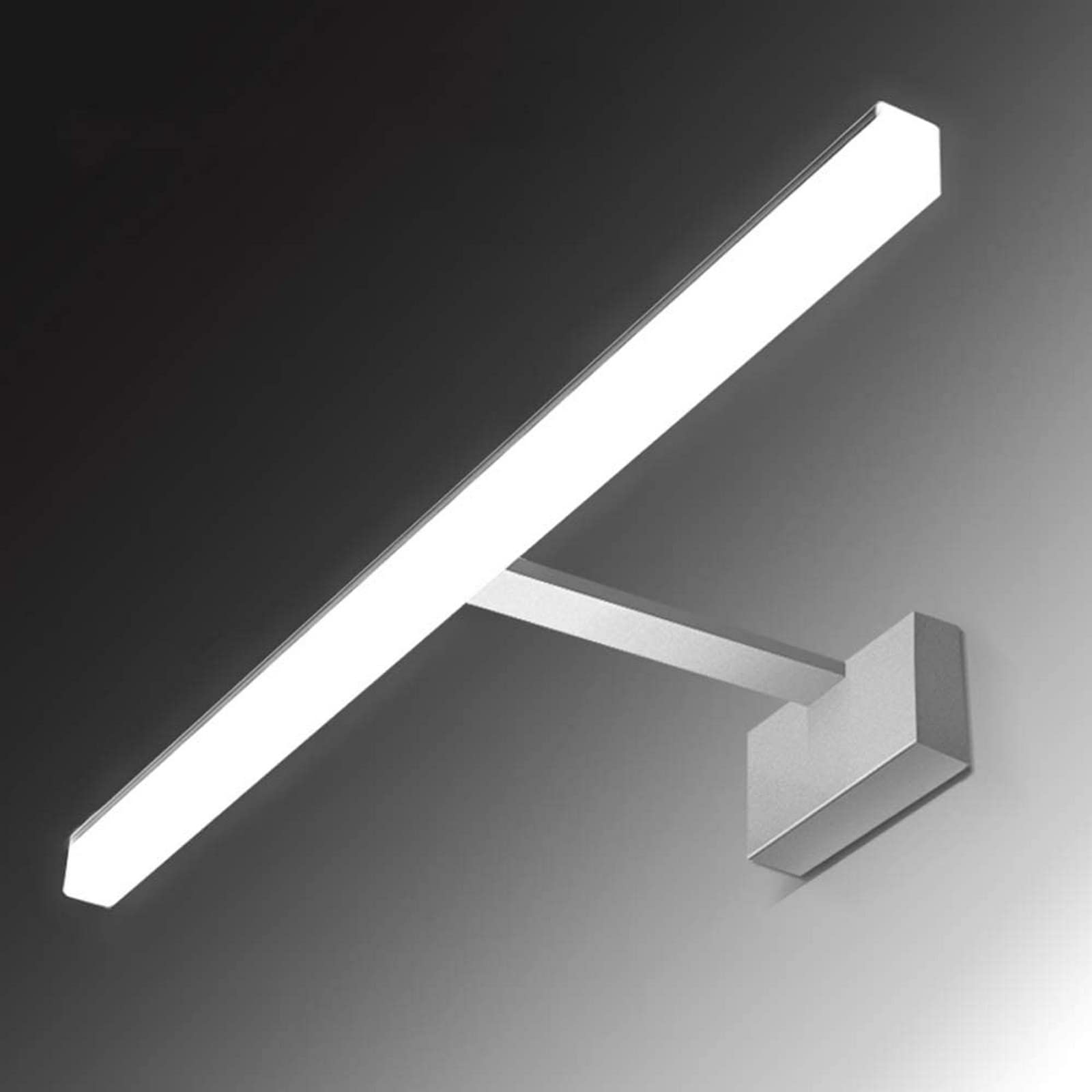 LED łazienkowa lampa toaletkowa LED wanna lampa ścienna lustro szafka światło nowoczesna prostota łatwa instalacja makijaż lampa stołowa ściana nocna dekoracja lampa, zimna biel L41 cm (kolor: zimny