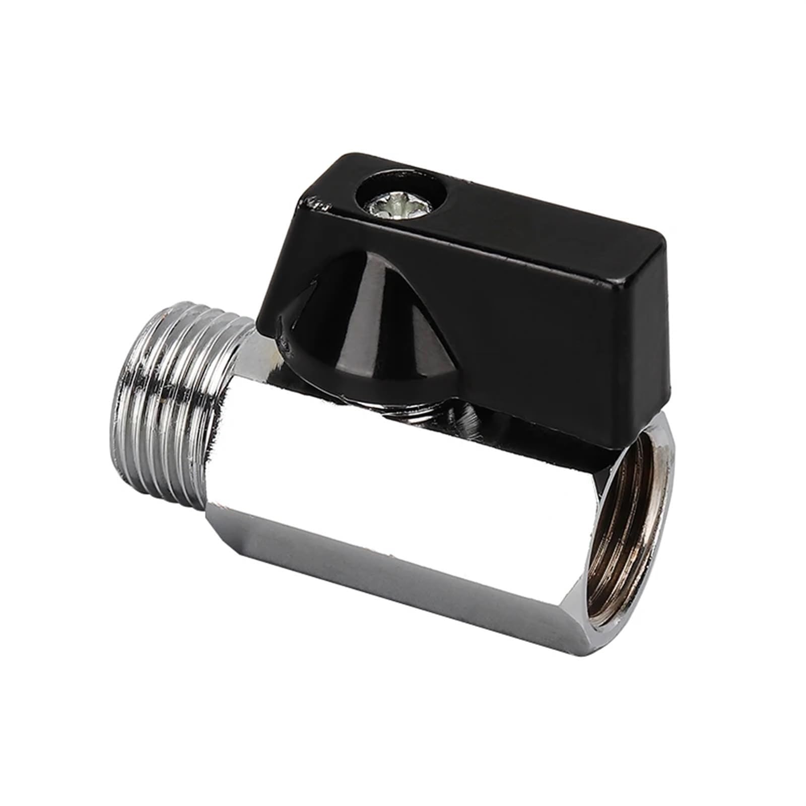 1/8" 1/4" 3/8" 1/2" mosiężny zawór kulowy gwint G mini wtyczka do gniazda sprężarki powietrza, wody, gazu, oleju, zawór odcinający (męski do żeńskiego 04)