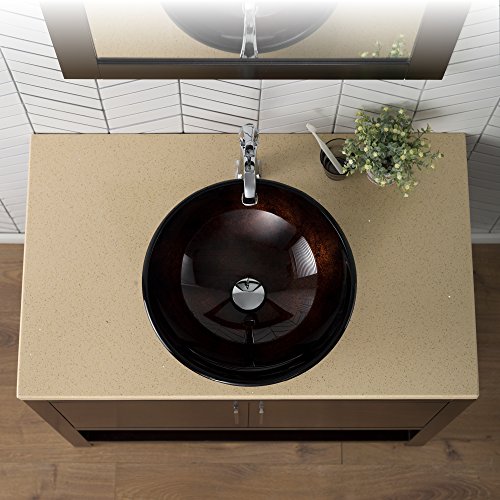 Vasque lavabo en verre Kraus Gv-684 Pluto vasque à poser moderne - 6