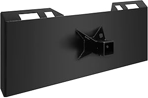 Vevor 3/8" Quick Attach Skid Steer Loader Trailer Hitch Receiver