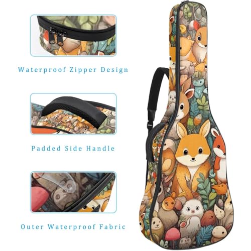 Housse guitare acoustique lapin mignon imperméable 41-42 pouces - 4