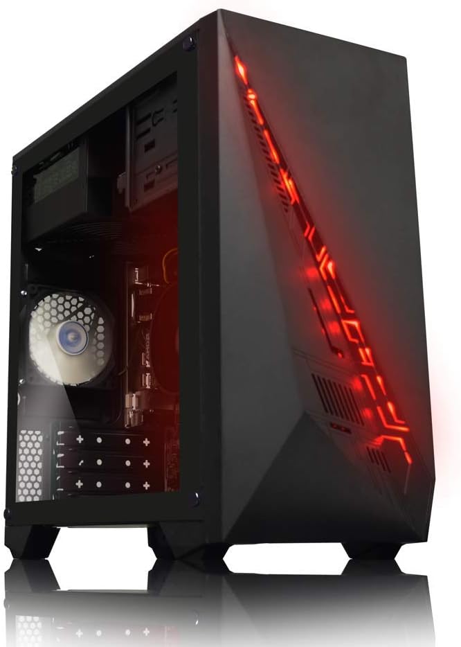 ADMI 3200G QUAD Core 4.0GHz Gaming PC: AMD VEGA 8 Graphics Asus A320 HDMI Motherboard / 16GB 2400MHz RAM / 1TB Hard Drive / 300mbps WiFi/RGB Case/No Operating System