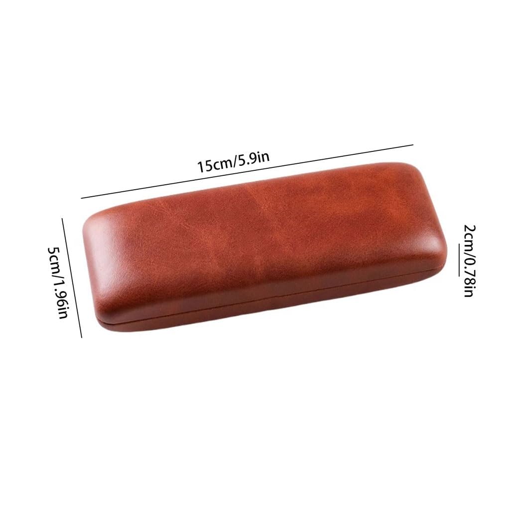Brillenetui Mode Einfache Leder Brillenetui Persönlichkeit Tragbare Sonnenbrille Lagerung Box Brillen-Organizer