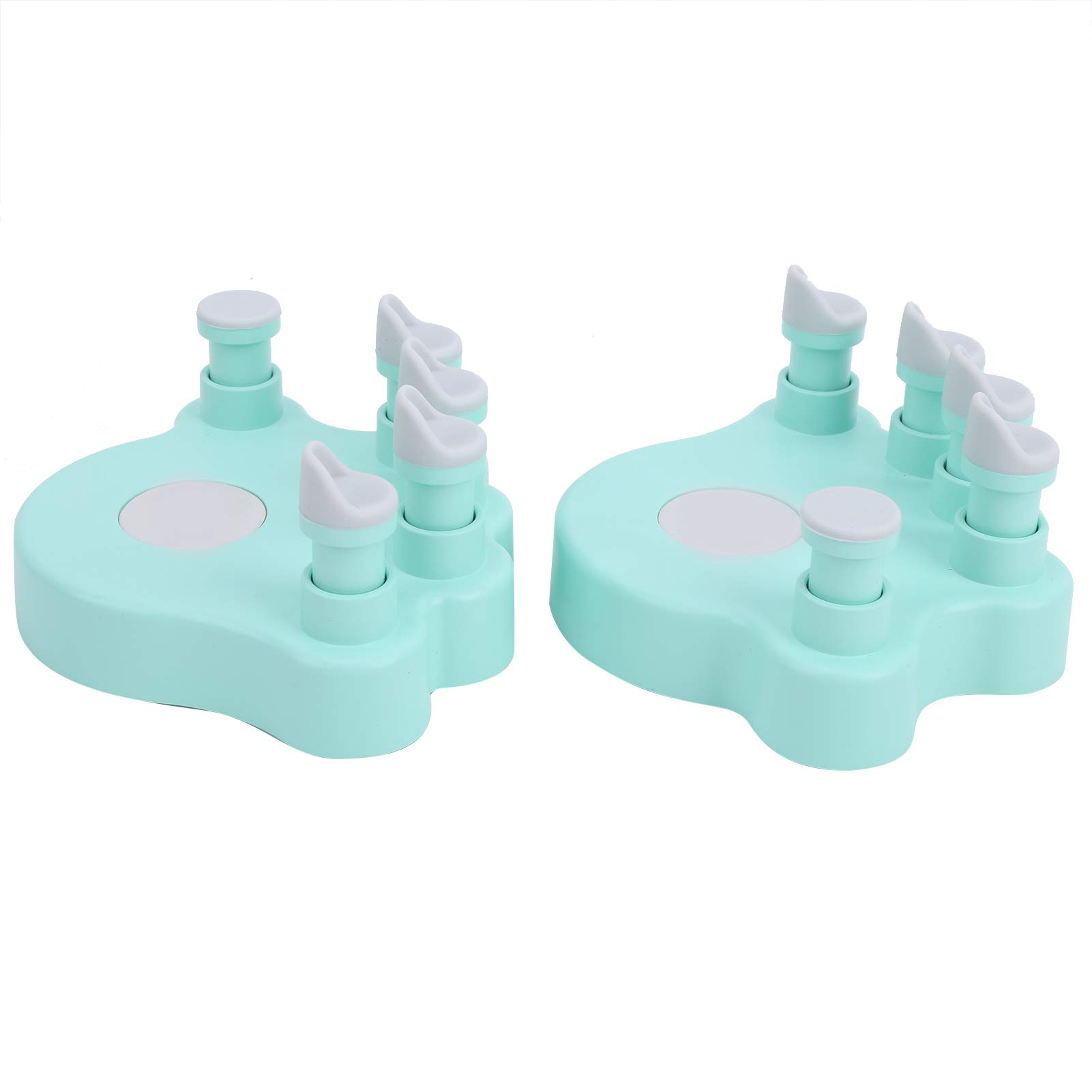 1 Pair Anti Folding Piano Finger Strength Training Exerciser, Hand Corrector Device for Solo Piano Training (Green)