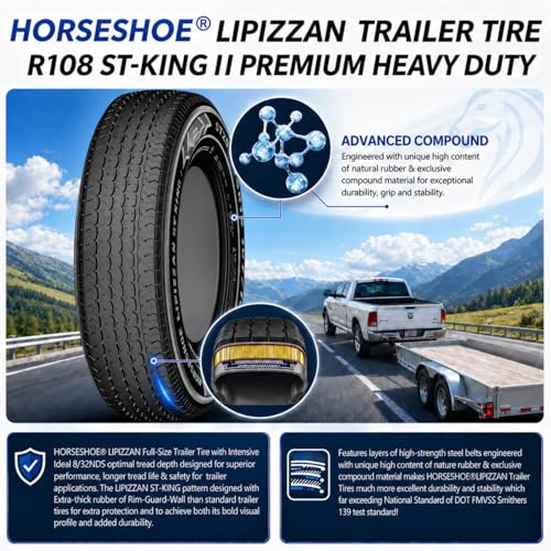 Horseshoe Lipizzan ST-KING II Trailer Tire
